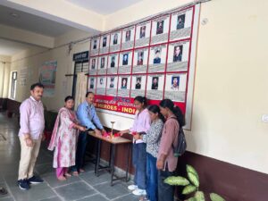 कारगिल विजय दिवस की 26वीं वर्षगाँठ पर राजकीय महाविद्यालय बनबसा में आयोजन।